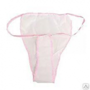 Трусики бикини женские белые спандбонд, 25шт