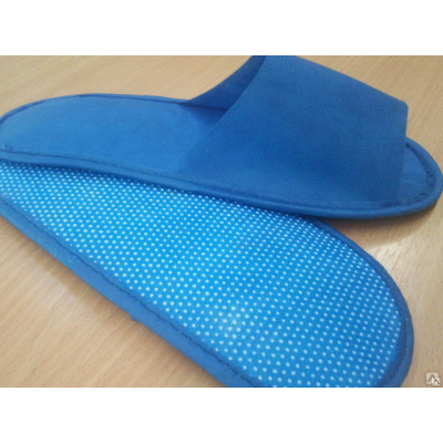 Тапочки ТО-145 антискользящие, синие 1 пара Тапочки ТО-145 антискользящие, синие 1 пара