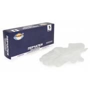 Перчатки виниловые  Aviora, размер S , 50 пар, прозрачные