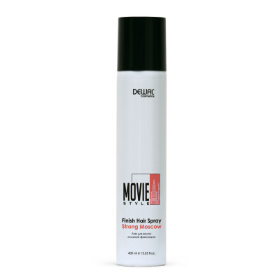 Лак для волос сильной фиксации Movie Style Finish hair spray Strong Moscow, 400 мл. DEWAL Cosmetics Лак для волос сильной фиксации Movie Style Finish hair spray Strong Moscow, 400 мл. DEWAL Cosmetics