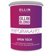 OLLIN BLOND PERFORMANCE Open Tech Осветляющий порошок для открытых техник обесцвечивания волос 30г