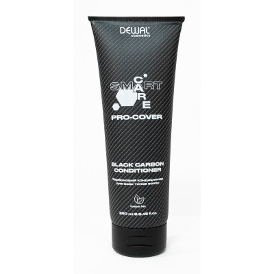 Карбоновый кондиционер для всех типов волос SMART CARE PRO-COVER Black Carbon Сonditioner, 250 мл Карбоновый кондиционер для всех типов волос SMART CARE PRO-COVER Black Carbon Сonditioner, 250 мл