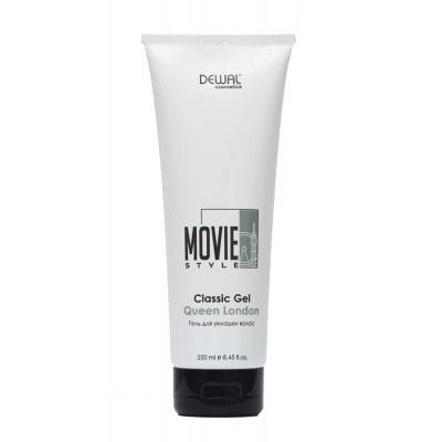 Гель для укладки волос Movie Style Classic Gel Queen London, 250 мл. DEWAL Cosmetics Гель для укладки волос Movie Style Classic Gel Queen London, 250 мл. DEWAL Cosmetics
