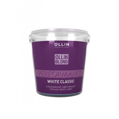 OLLIN BLOND PERFORMANCE White Classic Классический осветляющий порошок белого цвета 30г OLLIN BLOND PERFORMANCE White Classic Классический осветляющий порошок белого цвета 30г