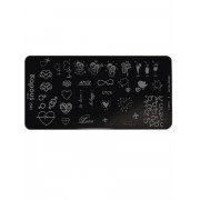 2382 Пластина для стемпинга  Love 2, «Crazy story», , шт