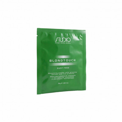 Обесцвечивающий порошок с экстр женьшеня и рисовыми протеинами 30гр, «Studio» Обесцвечивающий порошок с экстр женьшеня и рисовыми протеинами 30гр, «Studio»