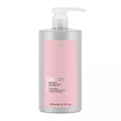 Маска-Сатин с протеинами шелка и маслом хлопка серии "Luxe Care", 750 мл. «Studio» Маска-Сатин с протеинами шелка и маслом хлопка серии "Luxe Care", 750 мл. «Studio»