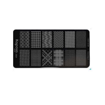 2354 Пластина для стемпинга Geometry 3 «Crazy story», , шт 2354 Пластина для стемпинга Geometry 3 «Crazy story», , шт