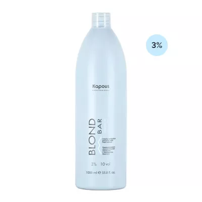Кремообр.окислит. эмульсия 3% «Blond Cremoxon» с экстр. Жемчуга серии “Blond Bar”, 1000мл,Kapous Кремообр.окислит. эмульсия 3% «Blond Cremoxon» с экстр. Жемчуга серии “Blond Bar”, 1000мл,Kapous
