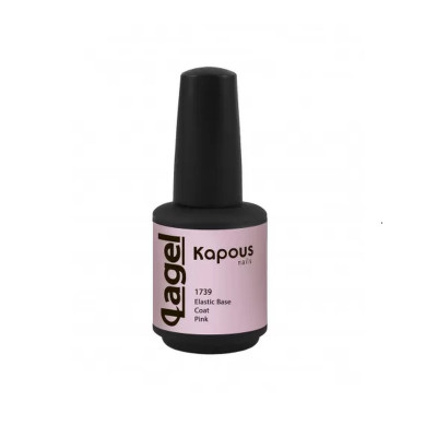 1739 Базовое покрытие эластичное розовое «Elastic Base Coat Pink» 15мл., Kapous 1739 Базовое покрытие эластичное розовое «Elastic Base Coat Pink» 15мл., Kapous