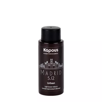 5.12 Мадрид, Полуперманентный жидкий краситель для волос «Urban», 60 мл 5.12 Мадрид, Полуперманентный жидкий краситель для волос «Urban», 60 мл