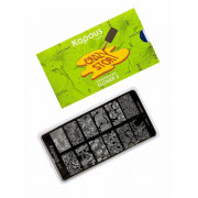 2375 Пластина для стемпинга Flower 3 «Crazy story», , шт