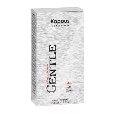 Гель-краска для мужчин б/а "Gentlemen" № 4 коричневый 40+40мл Гель-краска для мужчин б/а "Gentlemen" № 4 коричневый 40+40мл