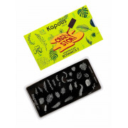 2377 Пластина для стемпинга Botanics 2 «Crazy story», , шт