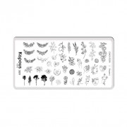 2809 Пластина для стемпинга Flower 6«Crazy story», Kapous, шт