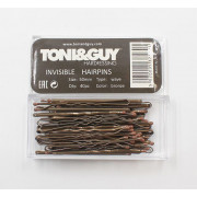 Невидимки  "T&G" 50мм, 100шт, ,бронза, волна, Master Professional
