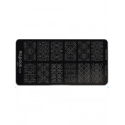 2353 Пластина для стемпинга Geometry 2«Crazy story», , шт