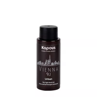 9.1 Вена, Полуперманентный жидкий краситель для волос «Urban», 60 мл 9.1 Вена, Полуперманентный жидкий краситель для волос «Urban», 60 мл