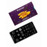 2355 Пластина для стемпинга Geometry 4 «Crazy story», , шт