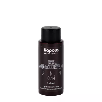 8.44 Дублин, Полуперманентный жидкий краситель для волос «Urban», 60 мл 8.44 Дублин, Полуперманентный жидкий краситель для волос «Urban», 60 мл
