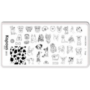 2810 Пластина для стемпинга Dogs «Crazy story», Kapous, шт