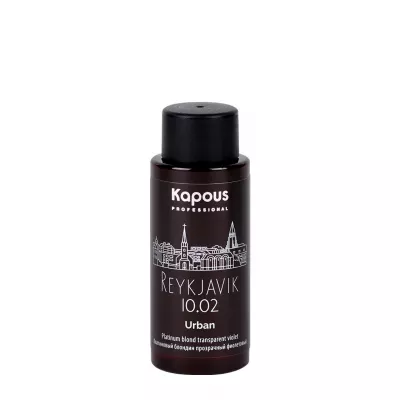 10.02 Рейкьявик, Полуперманентный жидкий краситель для волос «Urban», 60 мл 10.02 Рейкьявик, Полуперманентный жидкий краситель для волос «Urban», 60 мл