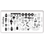 2803 Пластина для стемпинга Sweets «Crazy story», Kapous, шт