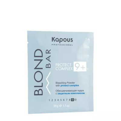 Обесцвечивающая пудра с защитным комплексом 9+ серии “Blond Bar” 30мл Обесцвечивающая пудра с защитным комплексом 9+ серии “Blond Bar” 30мл