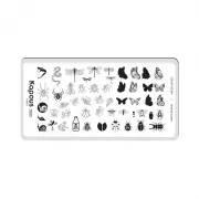 2800 Пластина для стемпинга Animal Word «Crazy story», Kapous, шт