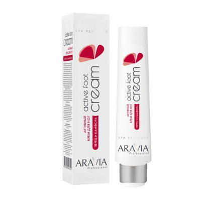 Крем для ног активный с камфарой и перцем ARAVIA Professional Activa Foot Cream 100мл Крем для ног активный с камфарой и перцем ARAVIA Professional Activa Foot Cream 100мл