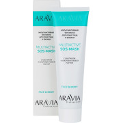 Мультиактивная SOS-маска для кожи лица и бикини с коалином и хлорофилом ARAVIA Professional 100 мл