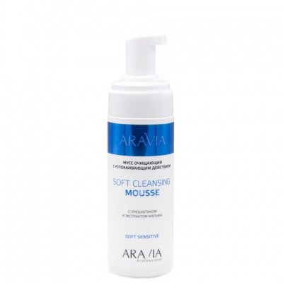 Мусс ARAVIA Professional очищающий с успокаивающим действием Soft Cleansing Mousse, 160мл Мусс ARAVIA Professional очищающий с успокаивающим действием Soft Cleansing Mousse, 160мл