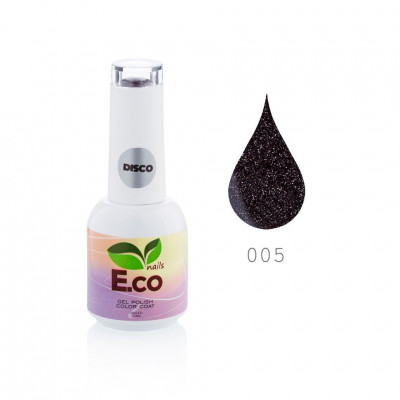 Гель-лак для ногтей светоотражающий E.co Nails Disco №05, 10мл Гель-лак для ногтей светоотражающий E.co Nails Disco №05, 10мл