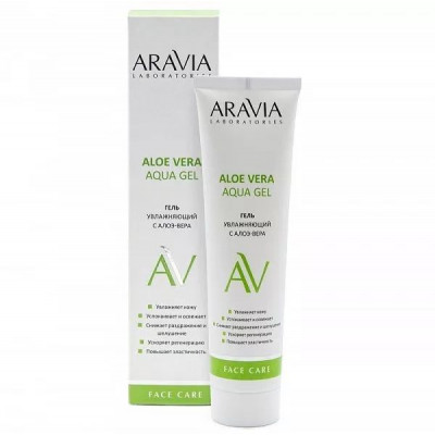 Увлажняющий гель для лица с алоэ-вера Aloe Vera Aqua Gel ARAVIA Laboratories, 100 мл Увлажняющий гель для лица с алоэ-вера Aloe Vera Aqua Gel ARAVIA Laboratories, 100 мл