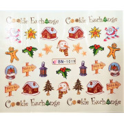 Наклейки для ногтей Новогоднее чудо BN1019