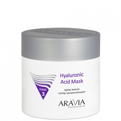 Крем-маска ARAVIA Professional супер увлажняющая Hyaluronic Acid Mask, 300 мл Крем-маска ARAVIA Professional супер увлажняющая Hyaluronic Acid Mask, 300 мл