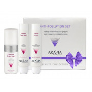 Набор для лица для очищения и защиты кожи ARAVIA Professional Anti-pollution Set