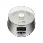Весы электронные до 5кг, серебро арт.MIKS010