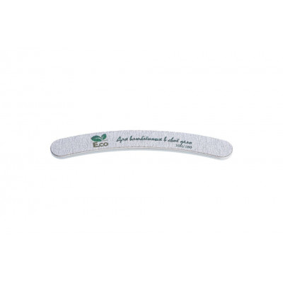 Пилка E.co Nails для ногтей бумеранг 100/180 серая Для влюблённых в своё дело Пилка E.co Nails для ногтей бумеранг 100/180 серая Для влюблённых в своё дело