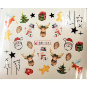 Наклейки для ногтей Новогоднее чудо BN1011