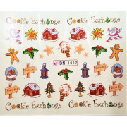 Наклейки для ногтей Новогоднее чудо BN1019