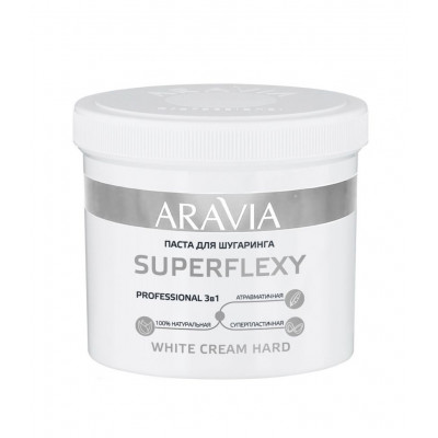 Сахарная паста ARAVIA Professional для шугаринга SUPERFLEXY WHITE CREAM, 750 г Сахарная паста ARAVIA Professional для шугаринга SUPERFLEXY WHITE CREAM, 750 г