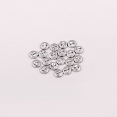 Дизайн E.co Nails для ногтей металлический диск серебро (20шт) №12 Дизайн E.co Nails для ногтей металлический диск серебро (20шт) №12