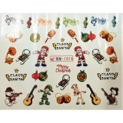 Наклейки для ногтей Новогоднее чудо BN1015