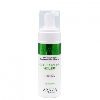 Мусс ARAVIA Professional очищающий с охлаждающим эффектом с алоэ вера и аллантоином Cool Cleansing Мусс ARAVIA Professional очищающий с охлаждающим эффектом с алоэ вера и аллантоином Cool Cleansing