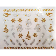 Наклейки для ногтей Новогоднее чудо YJ049