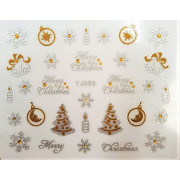 Наклейки для ногтей Новогоднее чудо YJ058