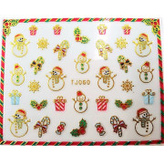 Наклейки для ногтей Новогоднее чудо TJ060