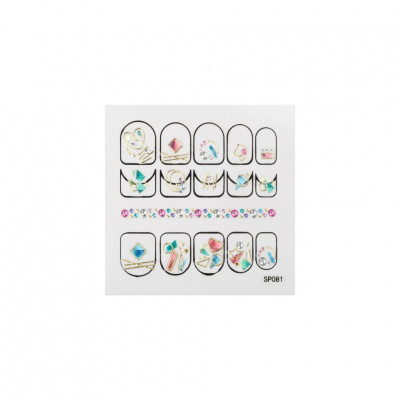 Наклейки для ногтей E.co Nails SP081 Наклейки для ногтей E.co Nails SP081