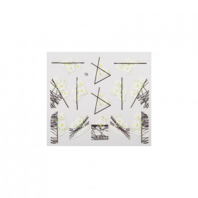 Наклейки для ногтей E.co Nails 5D №75 Наклейки для ногтей E.co Nails 5D №75